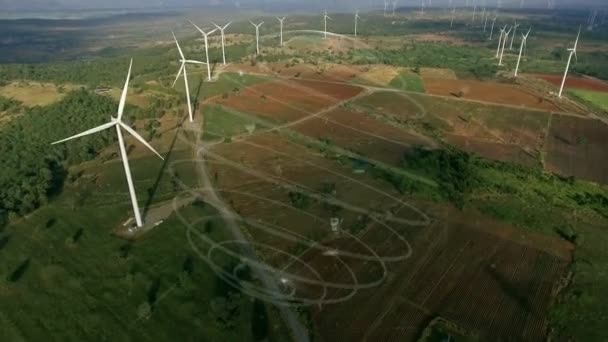 Conservação ambiental futura e modernização das energias renováveis — Vídeo de Stock