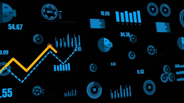 Visionary business dashboard for financial data analysis