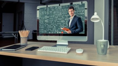 Öğrenci ve Üniversite Konsepti için E-öğrenim ve Çevrimiçi Eğitim.