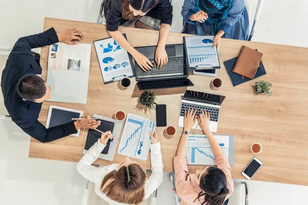 Business People in Group Meeting at Office Room. — Stock Photo, Image