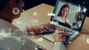 Şirket personeli toplantısındaki iş adamlarının yaratıcı görüntüsü