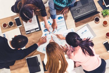 Ofis Odasında Grup Toplantısı.