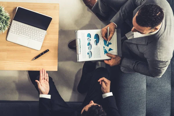 Businessmen are in business meeting in office. — Stock Photo, Image