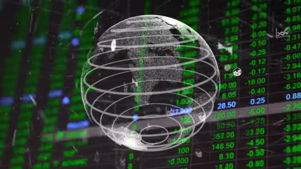 股票市场在线交易平台的金融技术现代化 — 图库视频影像