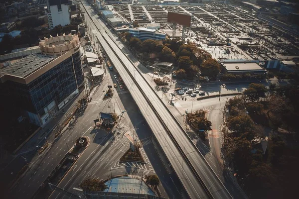 Зручне шосе з'єднання в центрі столиці — стокове фото