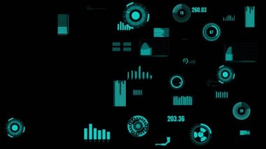 Vizyoner endüstri veri gösterge paneli makine durumunu sunar