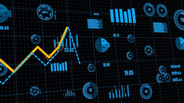 Visionary business dashboard for financial data analysis