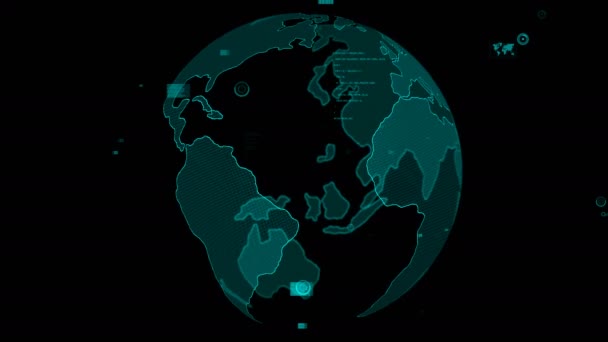 Akıllı iş verileri analitik teknoloji görselleştirici soyut — Stok video