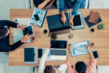 Ofis Odasında Grup Toplantısı.