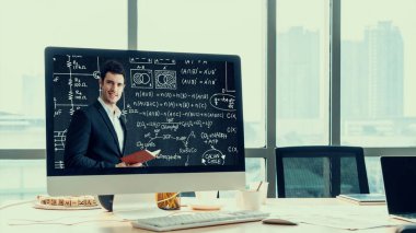 Öğrenci ve Üniversite Konsepti için E-öğrenim ve Çevrimiçi Eğitim.