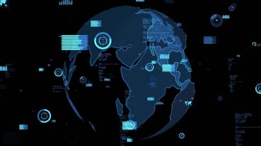Akıllı iş verileri analitik teknoloji görselleştirici soyut
