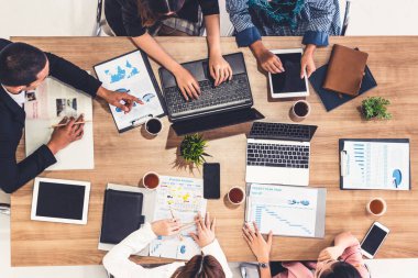 Ofis Odasında Grup Toplantısı.