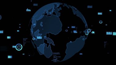 Akıllı iş verileri analitik teknoloji görselleştirici soyut