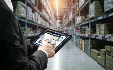 Bilgisayarda gerçek zamanlı izleme için depo yönetimi yenilikçi yazılımı