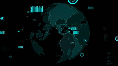 Akıllı iş verileri analitik teknoloji görselleştirici soyut