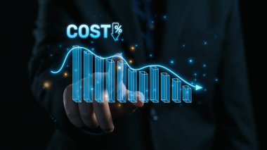 Dijital dönüşüm, işletme maliyeti optimizasyonu, operasyonel maliyet düşüşü, finansal tasarruflar ve ticari başarı için kaynak verimliliği stratejileri yoluyla maliyet azaltma ve maliyet tasarrufu. Elide