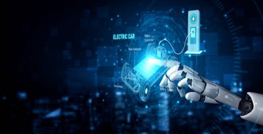 AI, EV performansını ve enerji kullanımını artırmak için güç treni verimliliğini, pil denetimini ve akıllı şarjı optimize ederek elektrikli araç sistemlerini destekler