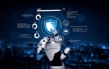 Yapay zeka, zeki tehdit tespiti, sanal asistan uyarıları ve yapay zeka sahibi dijital ihlallerle siber güvenliği güçlendirir. Kefil