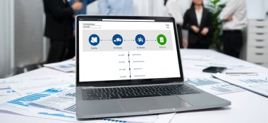 E-ticaret ve canlı çevrimiçi iş için malzeme taşıma ve teslimat izleme sistemi