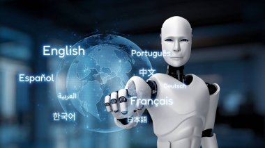 Yapay zeka, çok dilli sanal asistanlar, gerçek zamanlı dil çevirileri ve kültürel bağlantı için dijital araçlarla küresel dil iletişimini kurar. Çağ