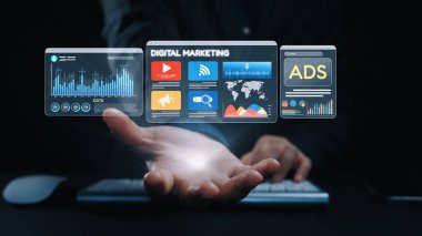 Çevrimiçi reklamlar ve dijital pazarlama markaların büyümesine yardımcı oluyor. İçerik pazarlaması bağlılığı arttırır. Pazarlama araçları ROI 'yi destekliyor. Etkili reklamlar ve pazarlama çevrimiçi iş başarısı. Elide