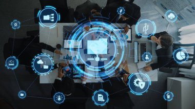 Concept of managing online folders with digital file organization, cloud storage, and secure sharing. Online folders improve workflow, online folders ensure access control. Funnel