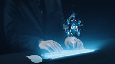 Çevik geliştirme için takımları ve çevik planlamayı kullanan çevik proje yönetimi. Çevik olmak, modern iş akışlarına göre esneklik, işbirliği ve sürekli gelişime olanak sağlar. Elide