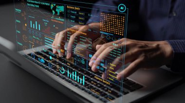 Modern dijital işletmelerde veri analizi ve gerçek zamanlı analitik, öngörü veri modellemesi, iş zekası analizleri ve veri odaklı karar verme stratejisi. Thunk