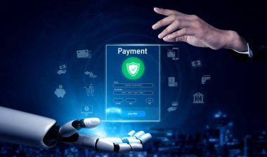 AI, akıllı dolandırıcılık tespiti, şifreli finansal sistemler ve güvenli dijital işlemler için sanal asistanlar aracılığıyla çevrimiçi ödemeleri güvence altına alıyor. Kefil