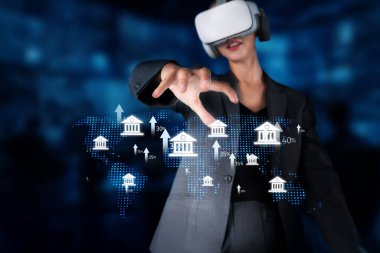 This image illustrates the intersection of artificial intelligence, digital law, and ethical governance, highlighting the role of virtual reality in cybersecurity compliance. XDMCP