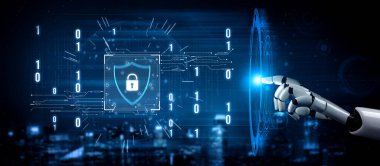 Yapay zeka, zeki tehdit tespiti, sanal asistan uyarıları ve yapay zeka sahibi dijital ihlallerle siber güvenliği güçlendirir. Kefil