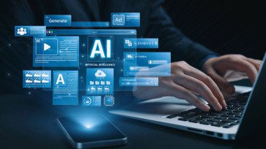 LLM Teknoloji, Büyük Veri, Makine Öğrenme, İş Desteği için Üretici AI, Geleceğin AI Teknolojisi ve Yapay Zeka Mühendisliği Asistan Beyin İşlemcisi. Elide