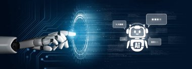 Yapay Zeka Asistanı Chatbot Prompt Mühendislik Tarafından Açıklanabilir Yapay Zeka Bilgileri ve Akıllı İş Desteği için LLM Derin Öğrenme Teknolojisi tarafından kontrol ediliyor. Kefil