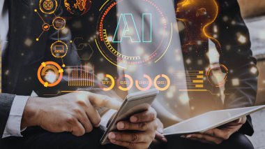 LLM Teknoloji, Büyük Veri, Makine Öğrenme, İş Desteği için Üretici AI, Geleceğin AI Teknolojisi ve Yapay Zeka Mühendisliği Asistan Beyin İşlemcisi. Thunk