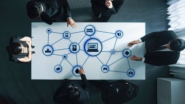 Gaming icons show online gaming, game streaming, and interactive play. Gaming supports esports, game community, and digital gaming experience. Entice