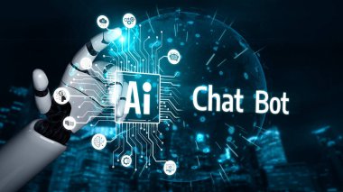 Yapay Zeka Asistanı Chatbot Prompt Mühendislik Tarafından Açıklanabilir Yapay Zeka Bilgileri ve Akıllı İş Desteği için LLM Derin Öğrenme Teknolojisi tarafından kontrol ediliyor. Kefil