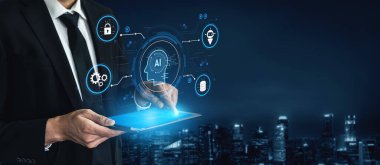 AI güvenlik ve veri ekosistemi ai, veri ve güvenliği otomasyon, koruma ve verimli dijital süreçler için birbirine bağlı bir sisteme entegre eder