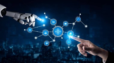 İnsan ve robotik elementlerin büyüleyici bir füzyonu günümüz toplumunda dijital bağlanabilirliğin ve teknolojik gelişmenin geleceğini sembolize eder. Tessel