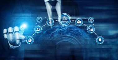 AI, akıllı analitik, akıllı veri görselleştirmesi ve stratejik iş hareketlerini işleyen, yorumlayan ve yönlendiren bulut tabanlı araçlarla veri güdümlü kararlar alır. Yapay Zeka Çizgisi