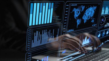 Modern dijital işletmelerde veri analizi ve gerçek zamanlı analitik, öngörü veri modellemesi, iş zekası analizleri ve veri odaklı karar verme stratejisi. Thunk