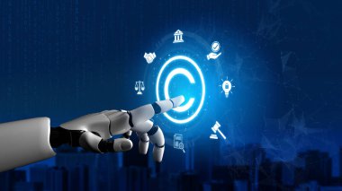 AI, telif hakkı, fikir mülkiyeti ve mülkiyeti akıllı dijital koruma kefili yoluyla güvence altına alarak telif hakkı uygulamasını destekler.