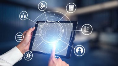 Kişisel hizmet, müşteri yolculuğu ve adaptif dijital etkileşim için kişiselleştirme, kullanıcı profili ve deneyim tasarımı gösteren kişiselleştirme simgeleri. Gist