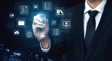 A comprehensive document management system for corporate data. This includes secure file storage, team collaboration, and compliance checks for all official business records. Fermion