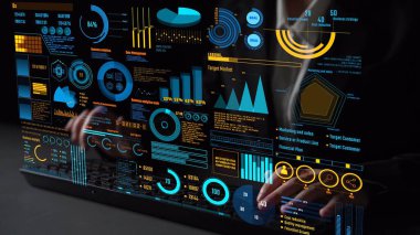 Modern dijital işletmelerde veri analizi ve gerçek zamanlı analitik, öngörü veri modellemesi, iş zekası analizleri ve veri odaklı karar verme stratejisi. Thunk