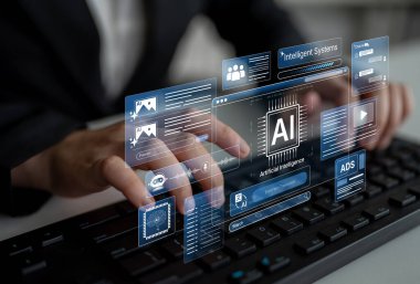 LLM Teknoloji, Büyük Veri, Makine Öğrenme, İş Desteği için Üretici AI, Geleceğin AI Teknolojisi ve Yapay Zeka Mühendisliği Asistan Beyin İşlemcisi. Eğri