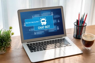 Müşteri sorularına otomatik olarak cevap veren mod çevrimiçi iş için Chatbot yazılım uygulaması