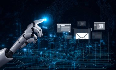 Yapay zeka, sanal asistanlar, akıllı gelen kutusu organizasyonu ve akıllı iletişim yönetim araçları aracılığıyla yapay zeka verimliliğini geliştirir. Kefil