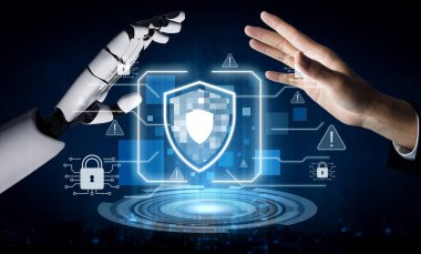 Yapay zeka, zeki tehdit tespiti, sanal asistan uyarıları ve yapay zeka sahibi dijital ihlallerle siber güvenliği güçlendirir. Kefil