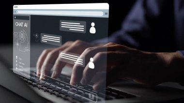 Yapay Zeka Asistanı Chatbot Prompt Mühendislik Tarafından Açıklanabilir Yapay Zeka Bilgileri ve Akıllı İş Desteği için LLM Derin Öğrenme Teknolojisi tarafından kontrol ediliyor. Muxer