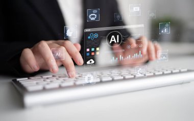 A user interface for a generative AI platform. This technology uses machine learning to create new digital content, automate tasks, and provide intelligent solutions. Fermion